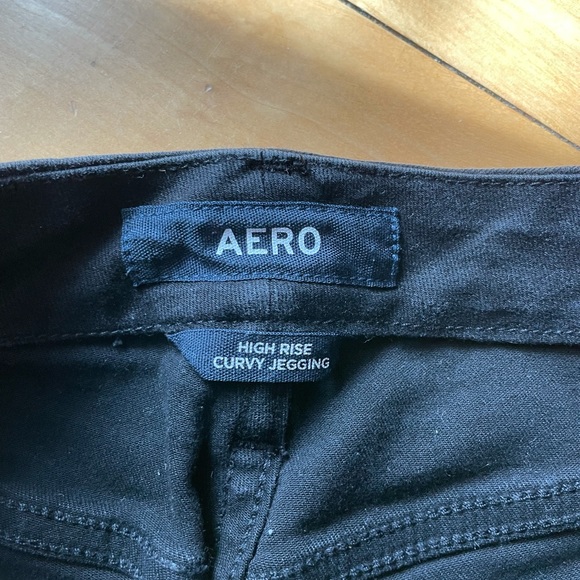 Aeropostale Black Distressed Jeans size 4 - Picture 4 of 6